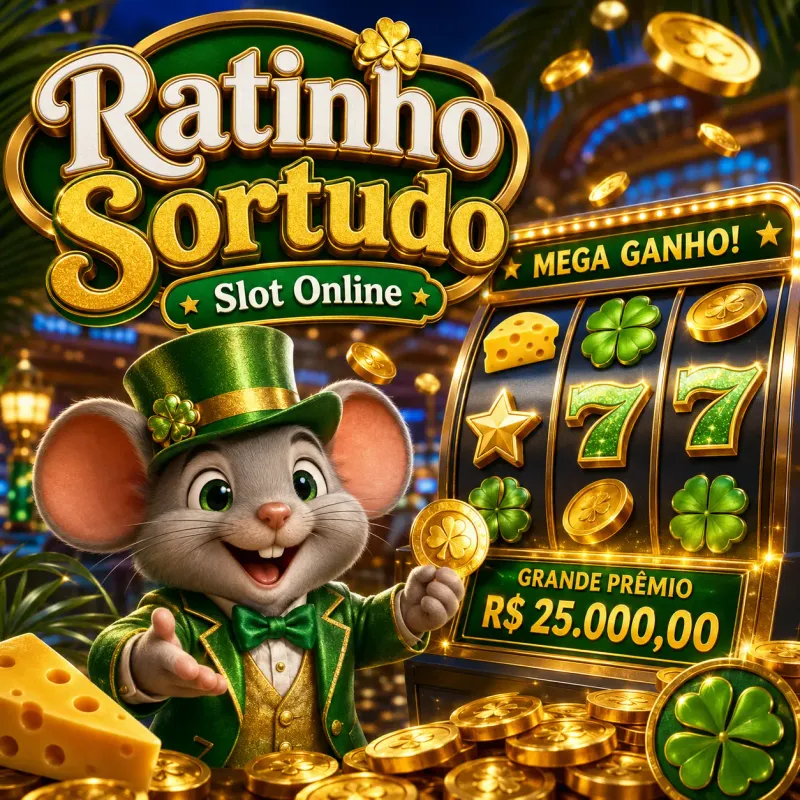 Banner com bônus de boas-vindas para jogar Ratinho Sortudo no cassino online.webp